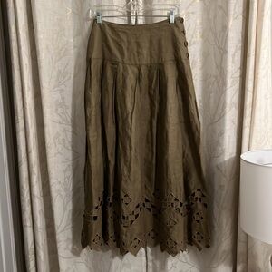 Ellen Tracy Linen Skirt